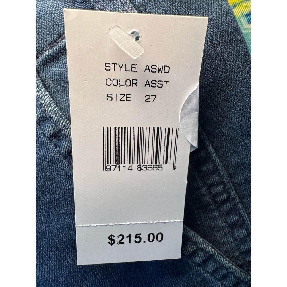 AG x THEORY Standard Issue Slim Cargo Cropped Capri Jeans NWT Womens 4/27 - Picture 6 of 9
